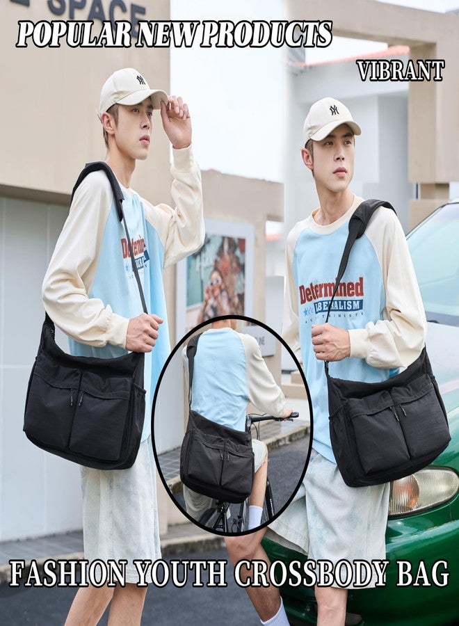 FSD.WG Crossbody Messenger Bag for men Shoulder Bag Large Capacity Laptop Bag Casual Bag - Image 2
